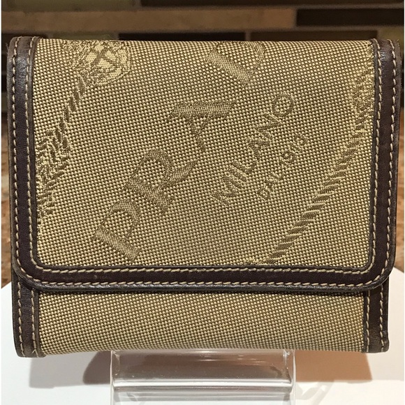 PRADA Signature Jacquard Leather Trifold Wallet 😍❤️‍🔥 - Picture 1 of 17